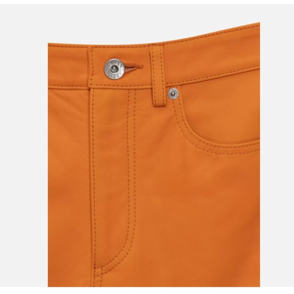 JW Anderson Leather Bootcut-Leg Trousers - Picture 7 of 15